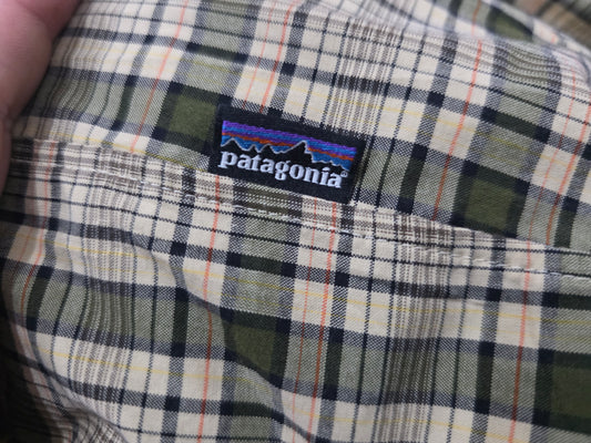 Camisa Patagonia Mediana M Cuadro Cafe