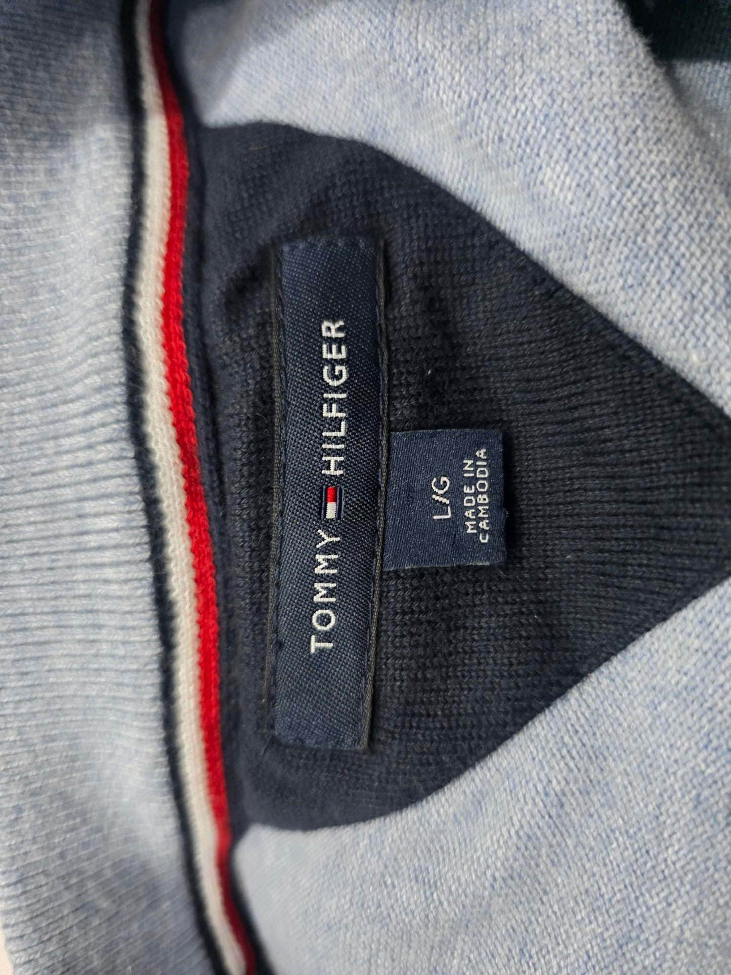 Chaleco Tommy Hilfiger Grande L Azul Claro
