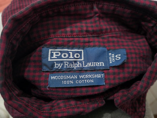 Camisa Ralph Lauren Chico S Woodsman Workshirt Rojo