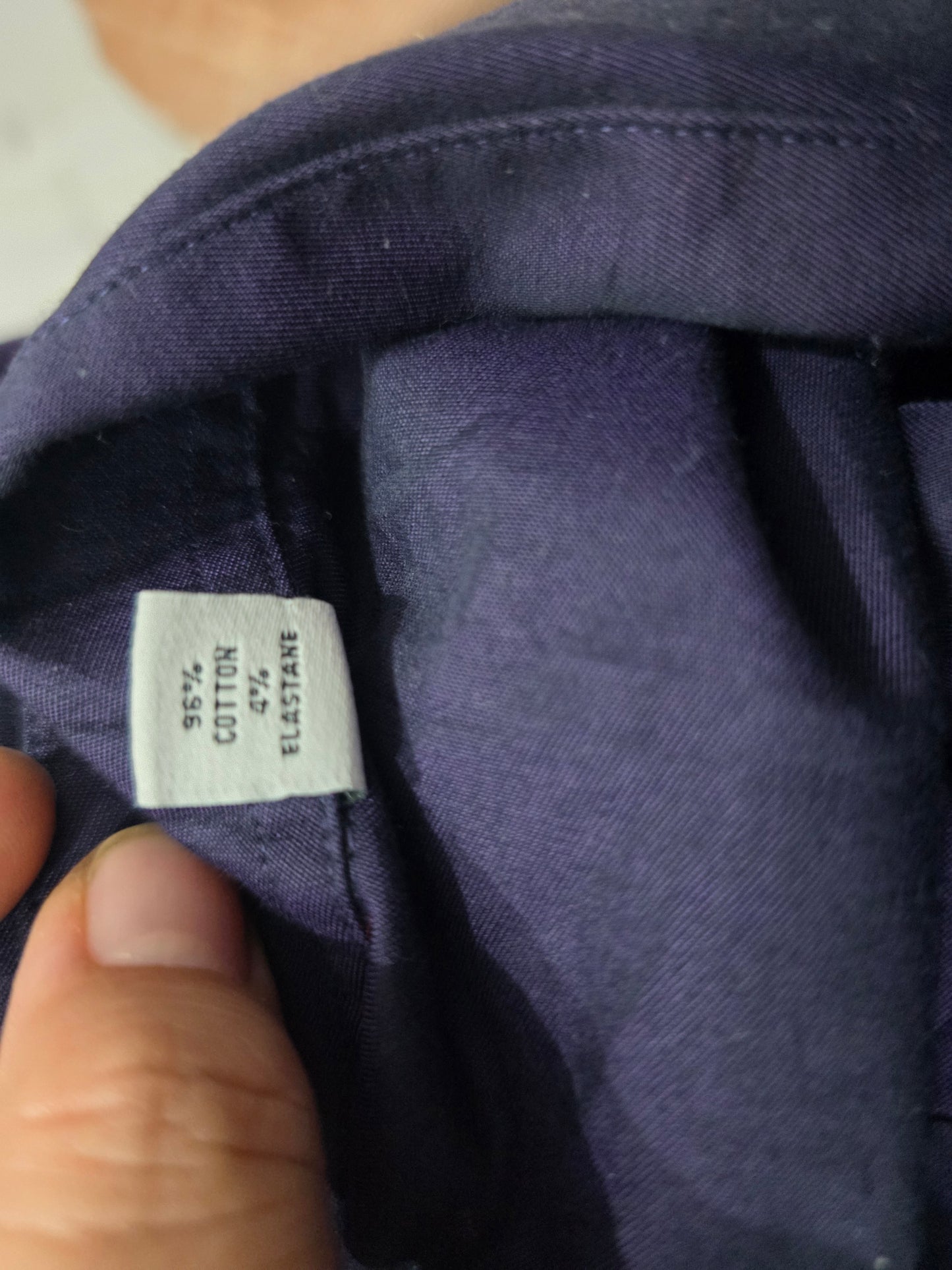 Camisa Calvin Klein 15 1/2 34-35 Regular Fit Morado