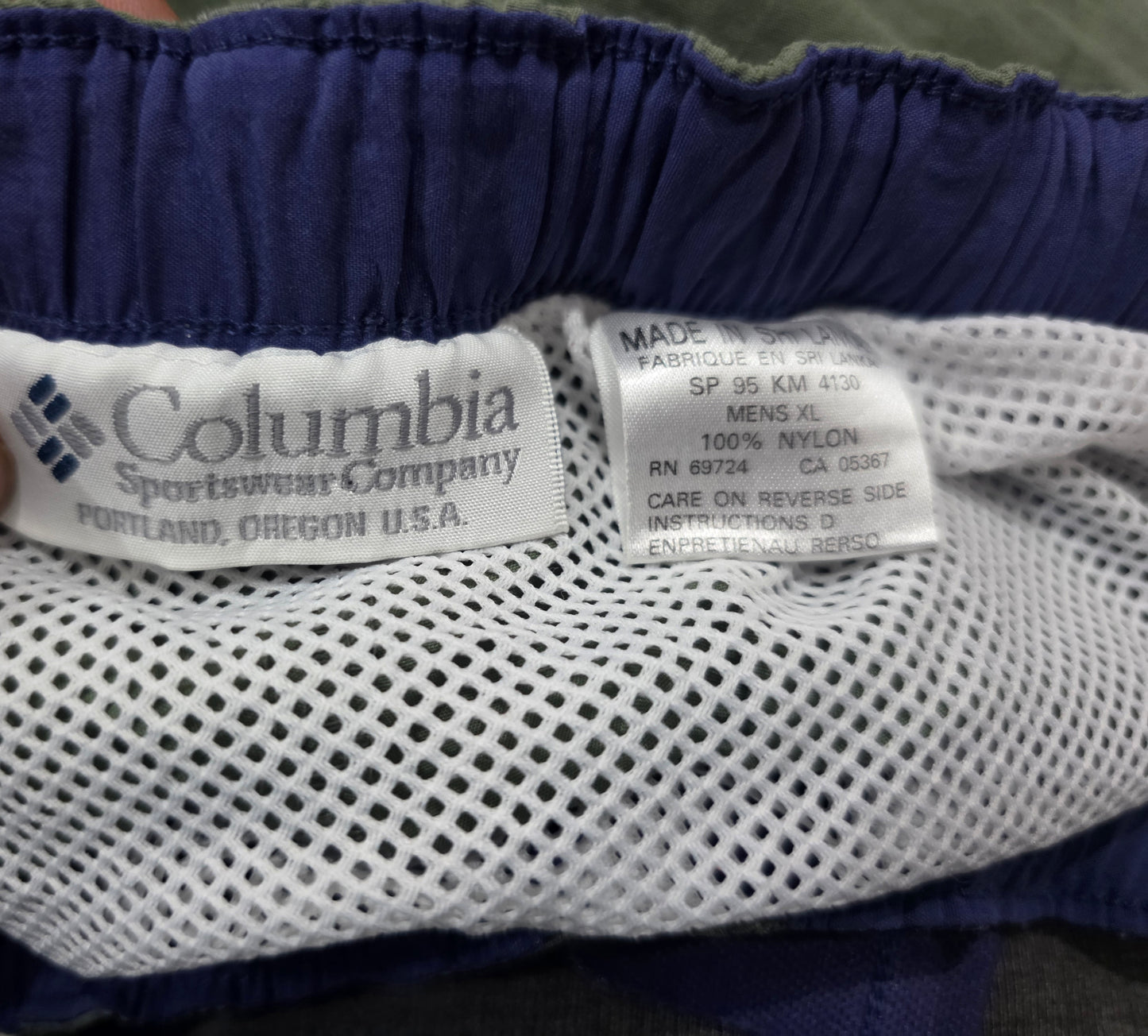 Short Columbia Xgrande Verde Cinturón