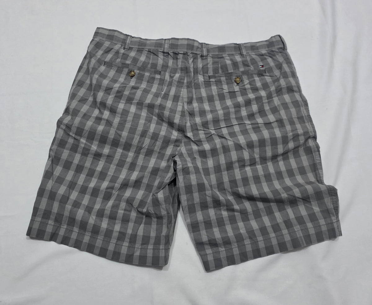 Bermuda Tommy Hilfiger Talla 38 Gris Cuadro