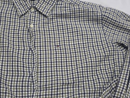 Camisa Tommy Hilfiger Grande Cuadro Verde (Usado)