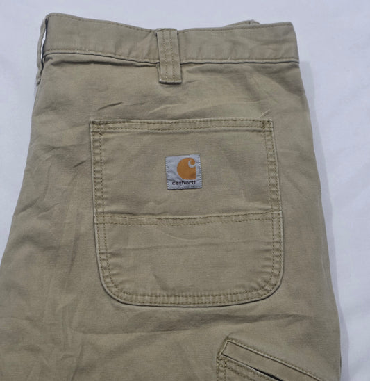 Pantalon Relaxed Fit Carhartt 38x30 Café (Usado)