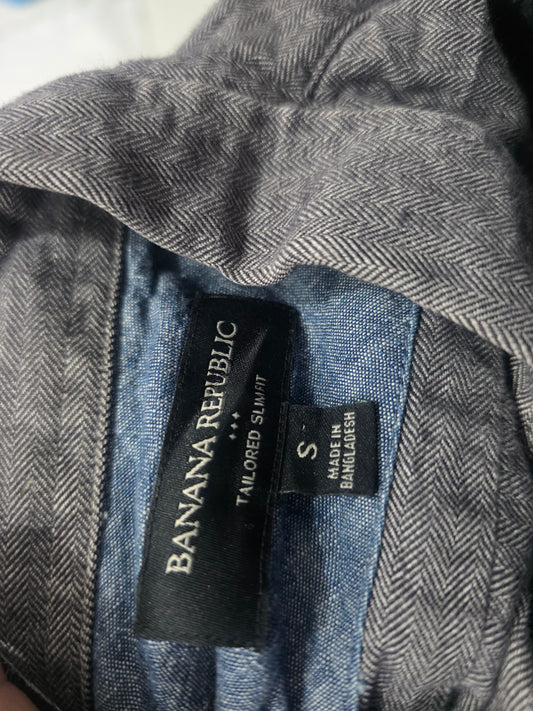 Camisa Banana Republic Chico S Gris (Usado)