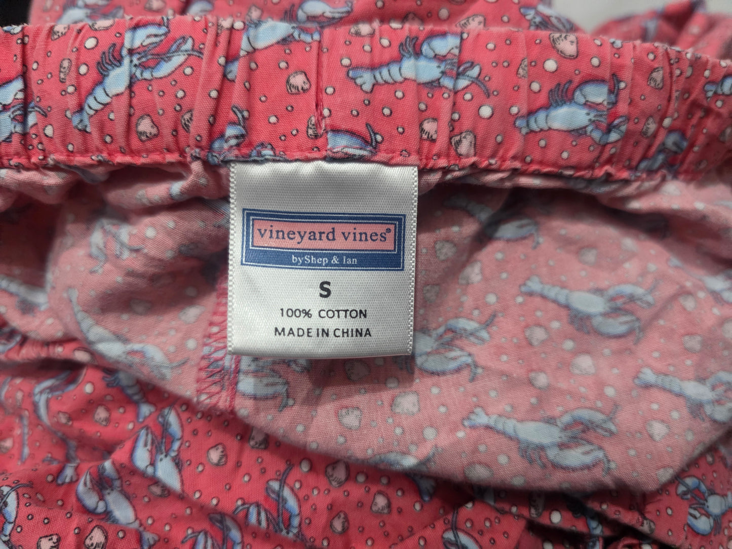 Pijama Vineyard Vines Chico S Coral (Usado)