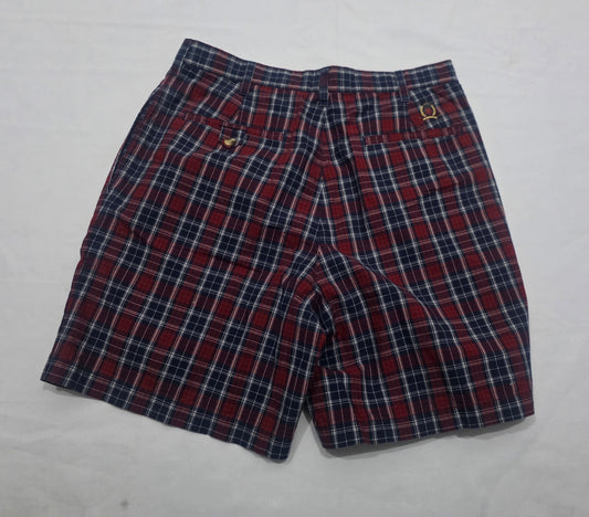 Bermuda Tommy Hilfiger Talla 32 Cuadro Vino (Usado)