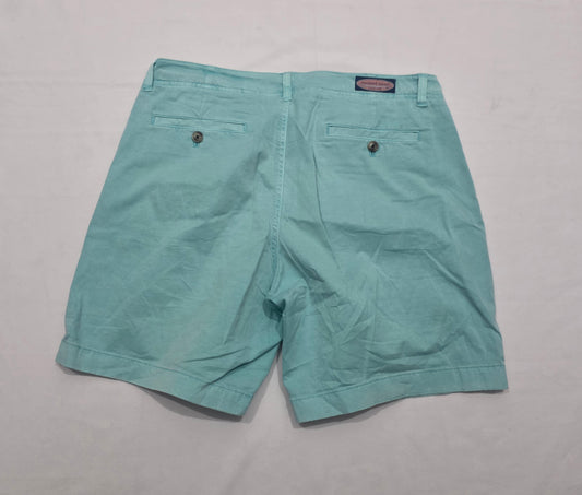 Bermuda Vineyard Vines Talla 33 Verde Deslavado (Usado)