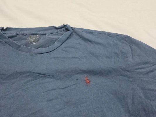 Playera Classic Fit Ralph Lauren Grande L Azul Pony Rojo (Usado)