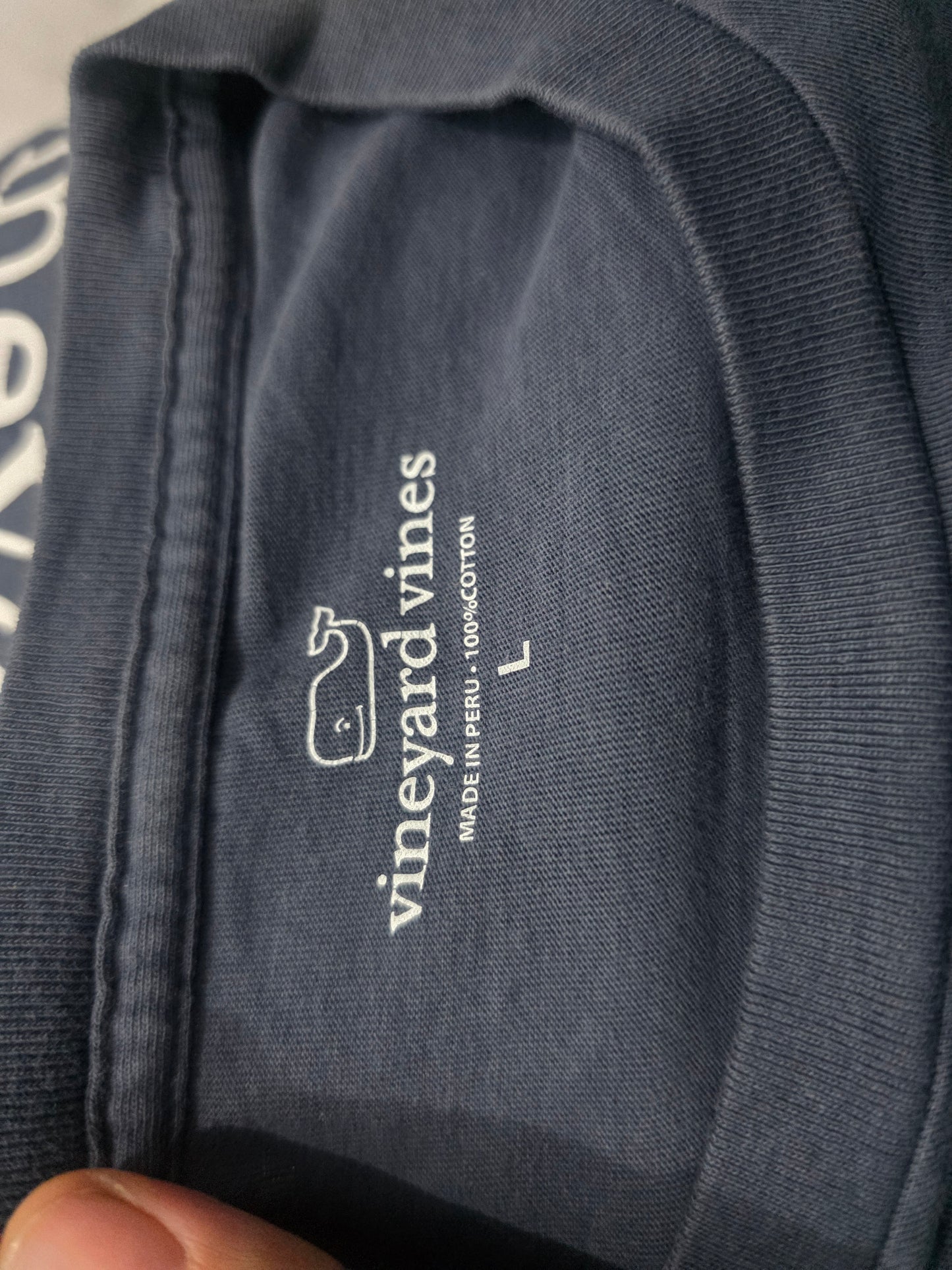 Playera Vineyard Vines Grande L Azul Wolverines (Usado)