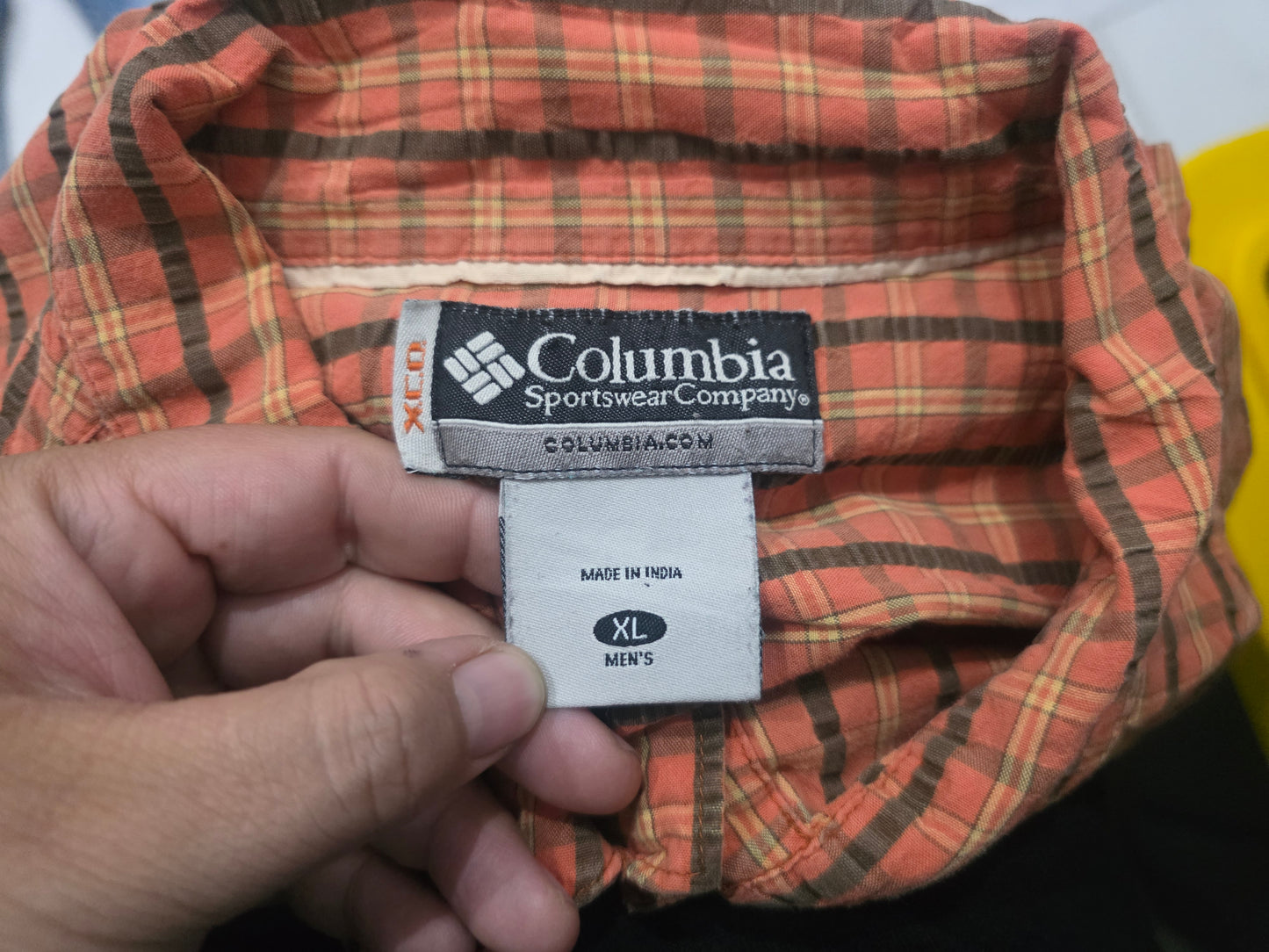 Camisa Manga Corta Columbia Xgrande Naranja (Usado)