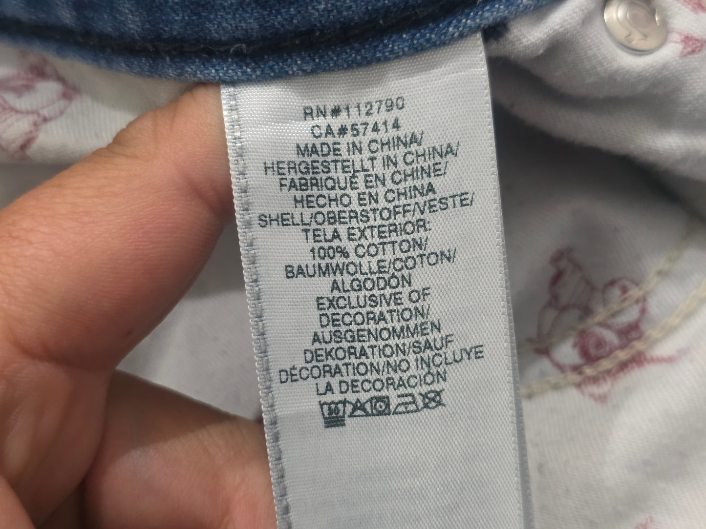 Bermuda True Religion Talla 38 Azul (Usado)