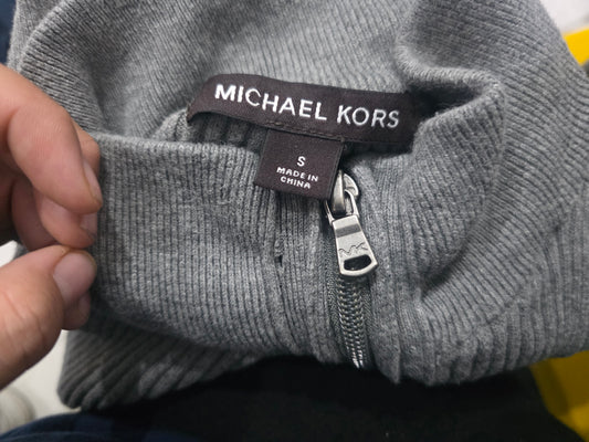 Sueter Michael Kors Chico S Gris Cuello Alto (Usado)