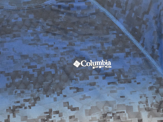 Playera Manga Larga Columbia Pfg Mediana M Azul Rojo Blanco (Usado)