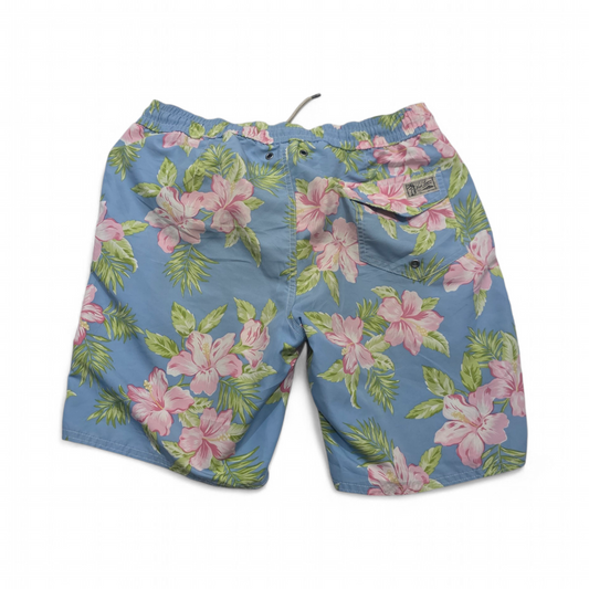 Bermuda Ralph Lauren Mediana M Azul Floreado (Usado)