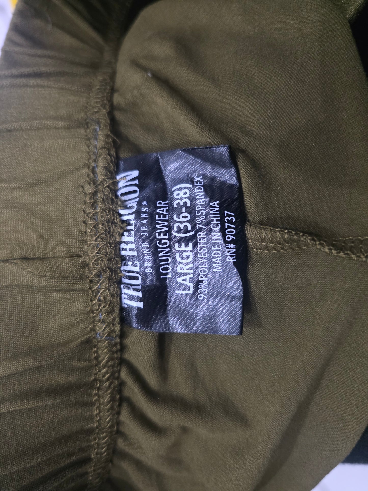 Pants True Religion Grande L 36-38 Verde (Usado)