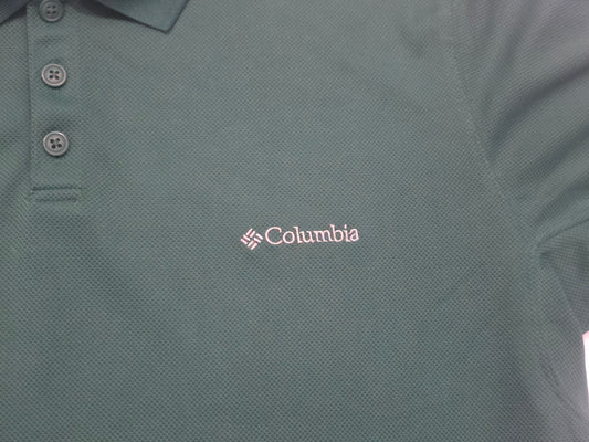Playera Polo Columbia Grande L Omni Shade Verde (Usado)