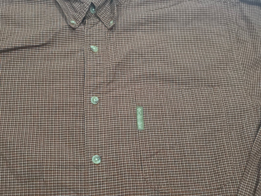Camisa Columbia Grande L Naranja Ladrillo (Usado)