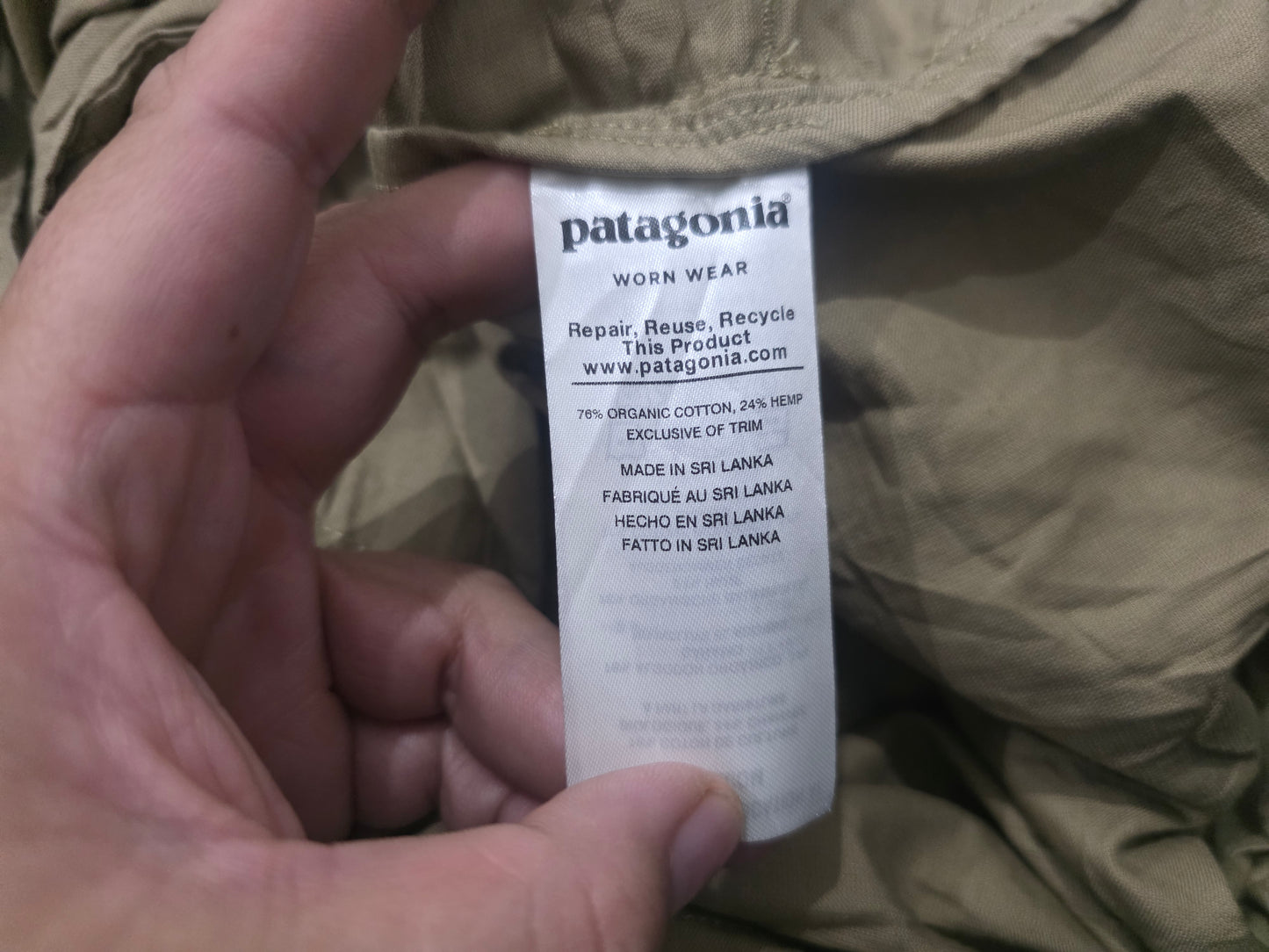 Chamarra Ligera Patagonia 2xl Cafe Botones (Usado)