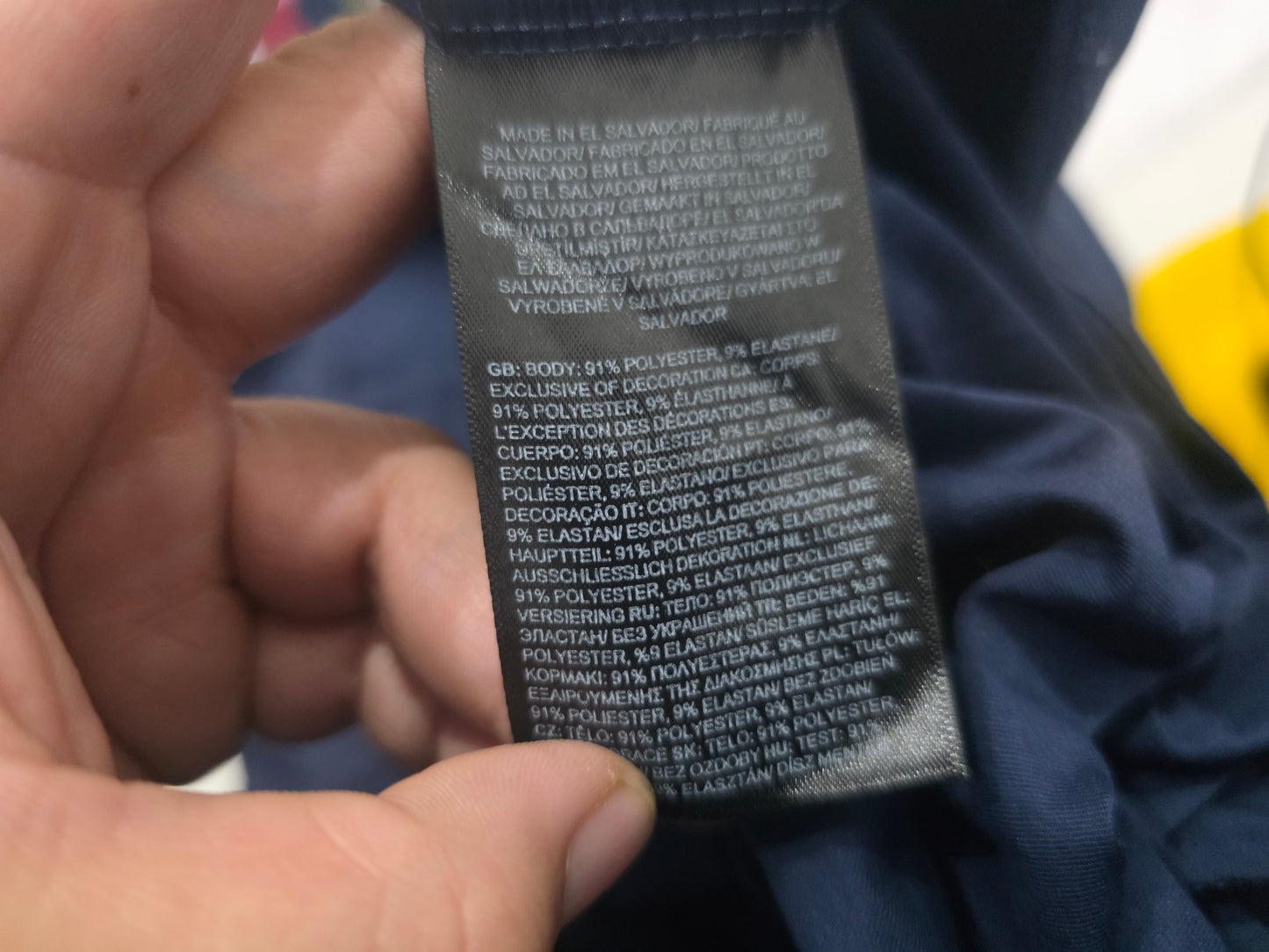 Playera The North Face Grande L Azul Cierre Corto (Usado)