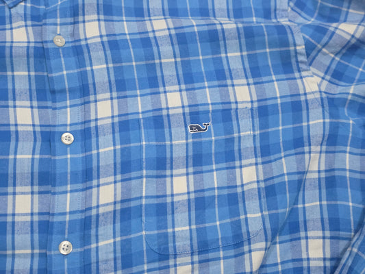 Camisa Vineyard Vines 2xl Classic Fit Azul Tucker (Usado)