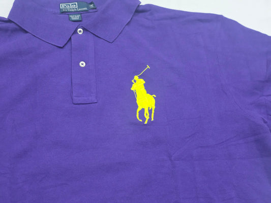 Playera Polo Ralph Lauren 2xb Morado Pony Jumbo (NUEVO)