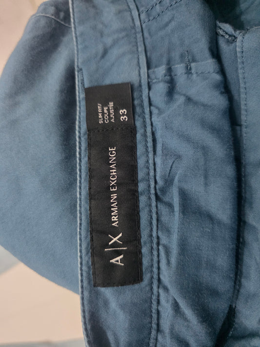 Pantalon Slimfit Armani Exchange 33 Azul