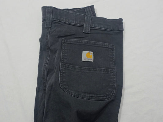 Pantalon Recto Carhartt 34x30 Gris Deslavado