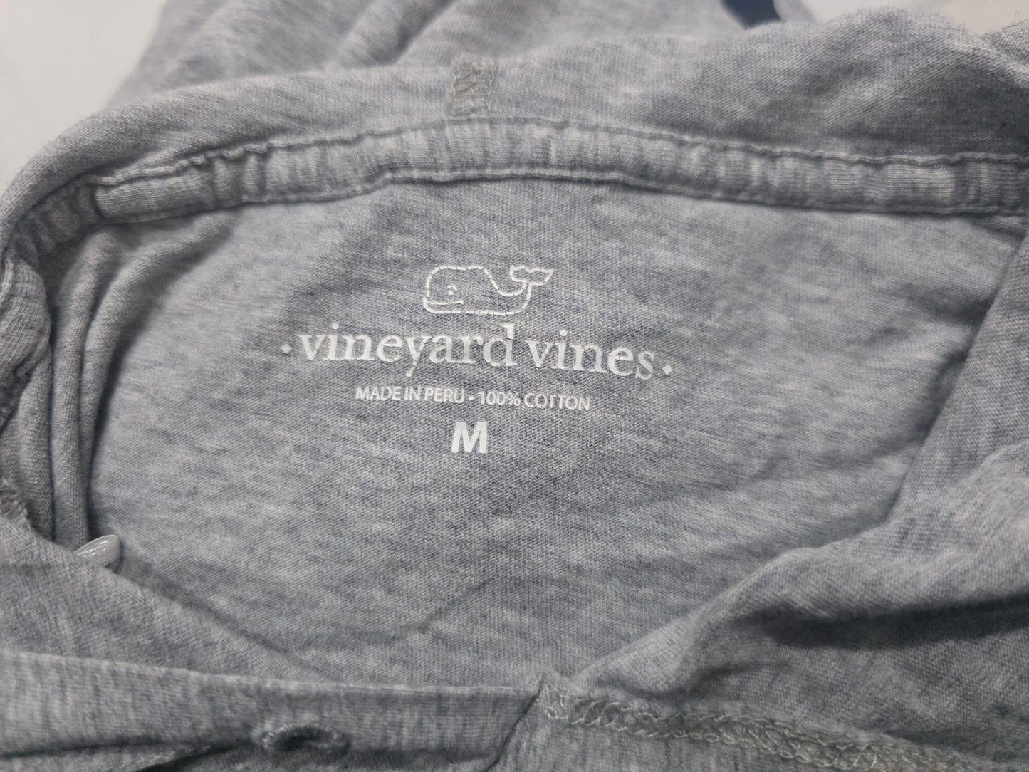Playera Con Gorro Vineyard Vines Mediana M Gris