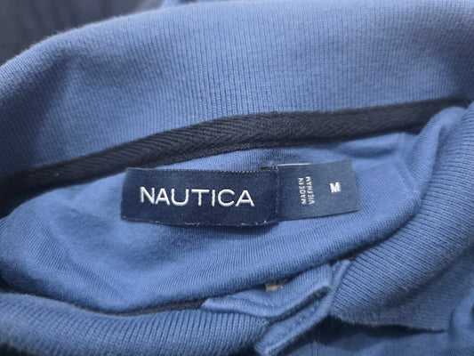 Playera Polo Nautica Mediana M Azul