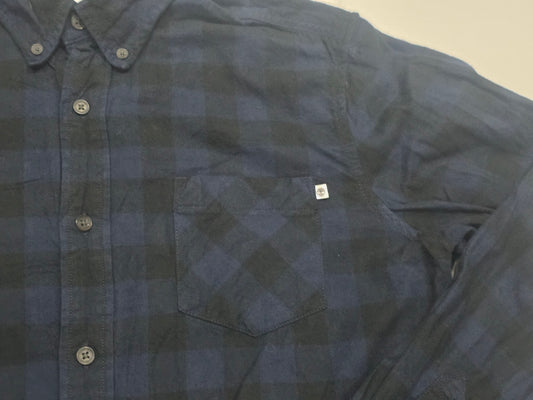 Camisa Timberland Grande L Cuadro Azul Marino