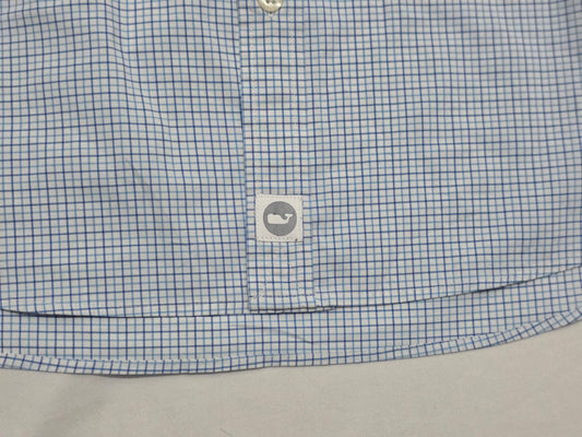Camisa Classic Fit Performance Vineyard Vines Xl Cuadro Azul