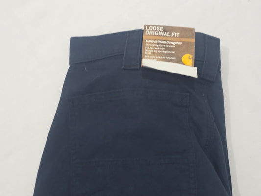 Pantalon Carhartt 34x30 Original Loose Fit Azul Marino (NUEVO)