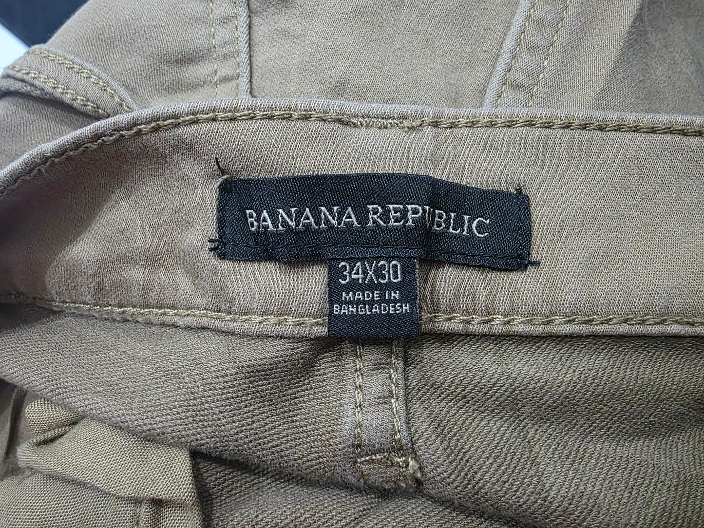Pantalon Recto Banana Republic 34x30 Cafe