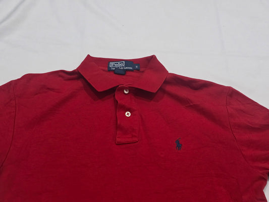 Playera Polo Ralph Lauren Chica S Roja Pony Azul