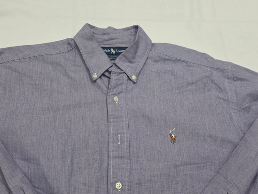 Camisa Blake Ralph Lauren Mediana M Cuadro Lila Pony Colores