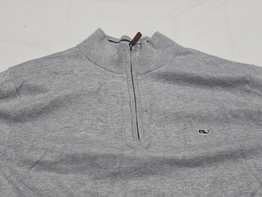 Sueter Vineyard Vines Grande L Gris Cierre Corto