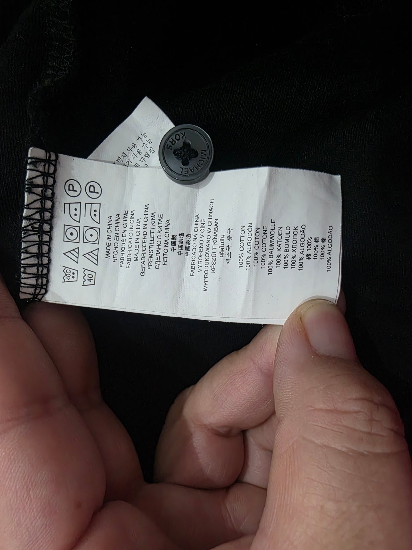 Playera Polo Michael Kors Xgrande Xl Negro