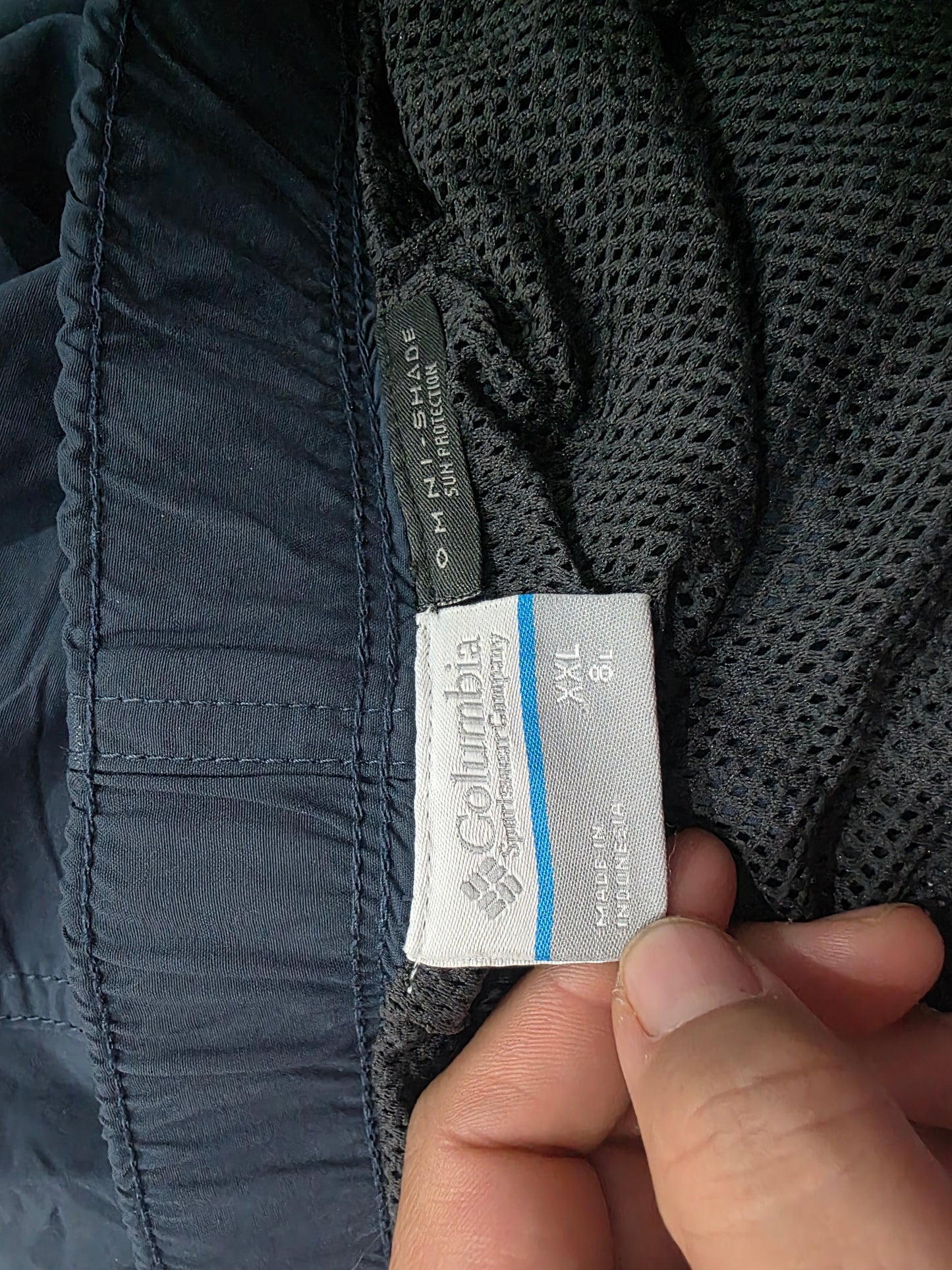 Bermuda Con Cinturon Columbia Xxl Azul