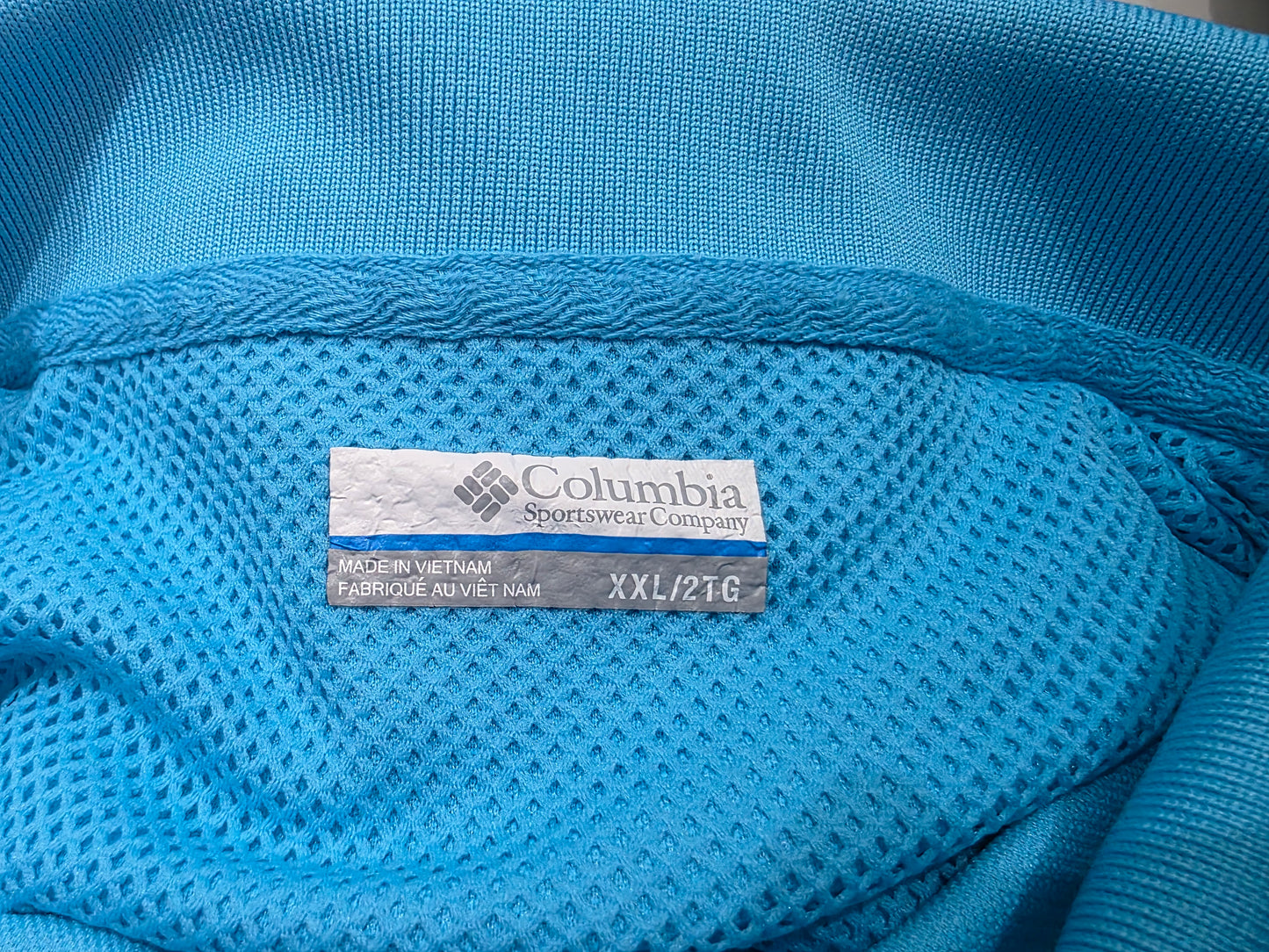Playera Polo Columbia Xxl Azul Claro