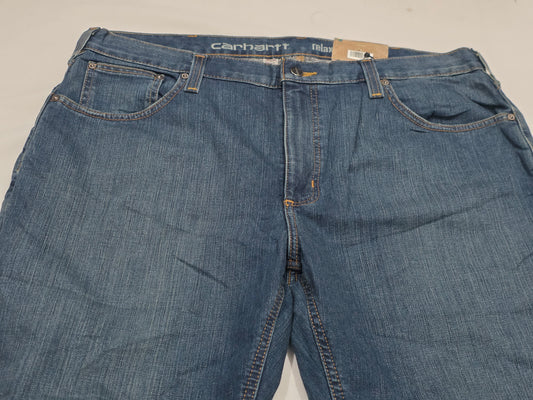 Pantalon Carhartt 38x30 Relaxed Fit Azul Forro Interno Gris (NUEVO)