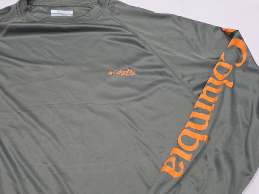 Playera Columbia Pfg Mediana M Verde Manga Larga (Usado)