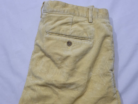 Pantalon Pana Ralph Lauren 32x30 Amarillo (Usado)