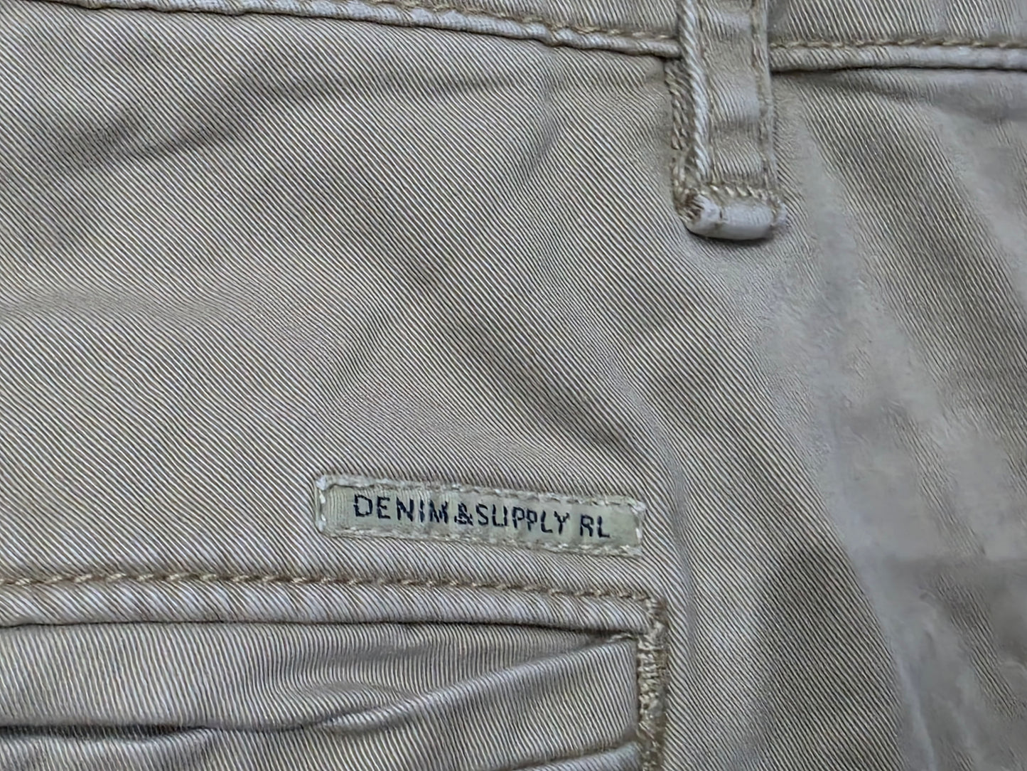 Pantalon Slimfit Ralph Lauren 32 Cafe Claro (Usado)