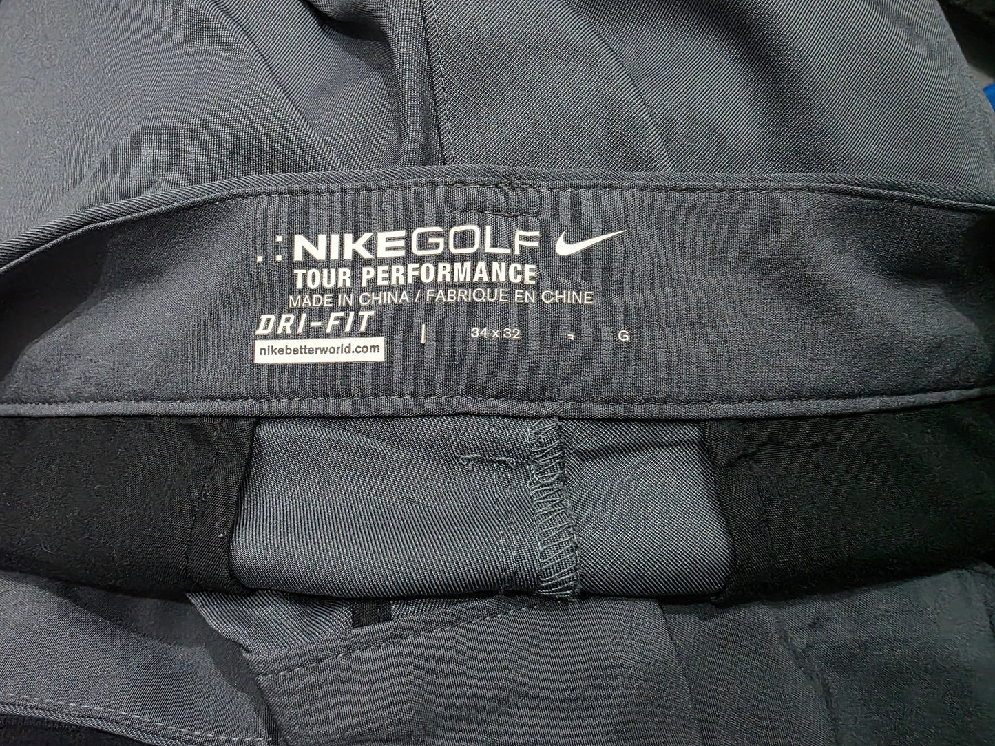 Pantalon Deportivo Nike Golf 34x32 Gris (Usado)