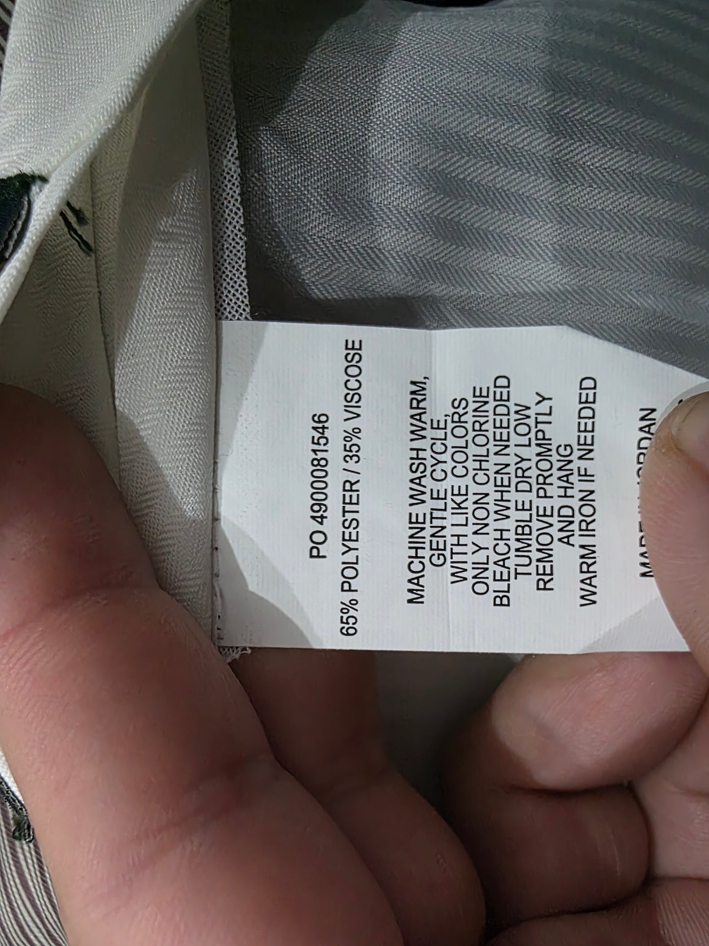 Pantalon De Vestir Ralph Lauren 34x32 Azul (Usado)