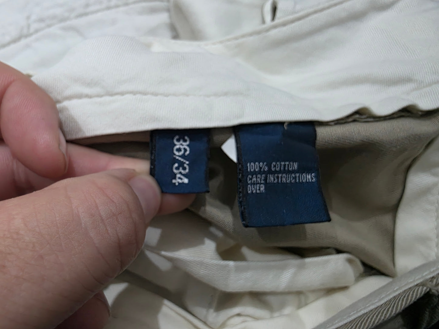 Pantalon Prospect Pant Recto Ralph Lauren 36x34 Cafe (Usado)