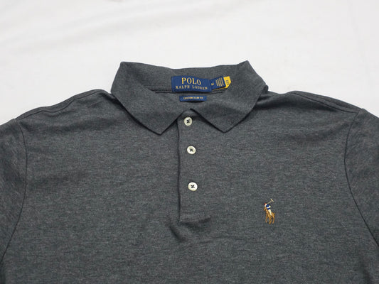 Playera Polo Ralph Lauren Mediana M Gris (Usado)