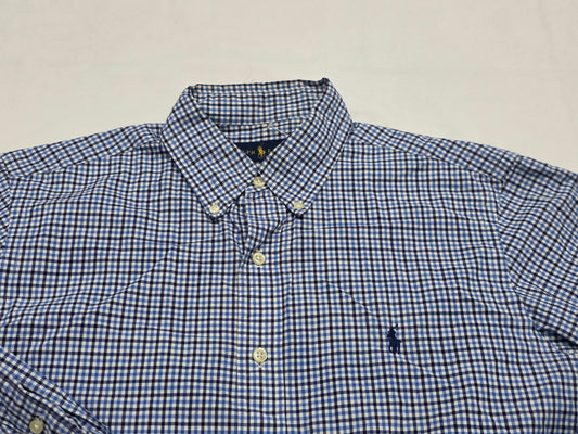 Camisa Ralph Lauren Mediana M Cuadro Azul (Usado)