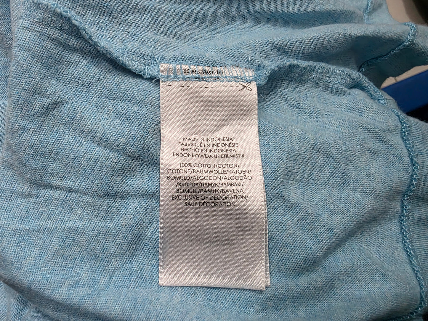 Playera Ralph Lauren Grande L Azul Pony Morado (Usado)